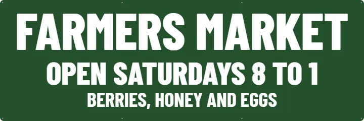 6 x 2 ft Stand Topper: Farmers Market Banner example, 6 x 2 ft