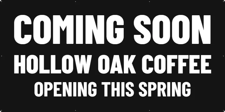 Coming Soon on a Vacant Storefront: Coming Soon Banner example, 6 x 3 ft