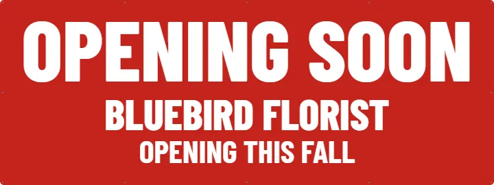 Opening Soon Over a Shop Front: Coming Soon Banner example, 8 x 3 ft