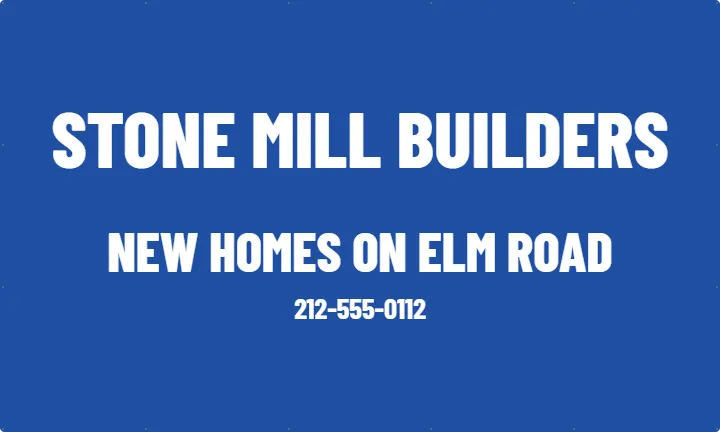 Company banner on a 10 foot site fence: Mesh Fence Banner example, 10 x 6 ft