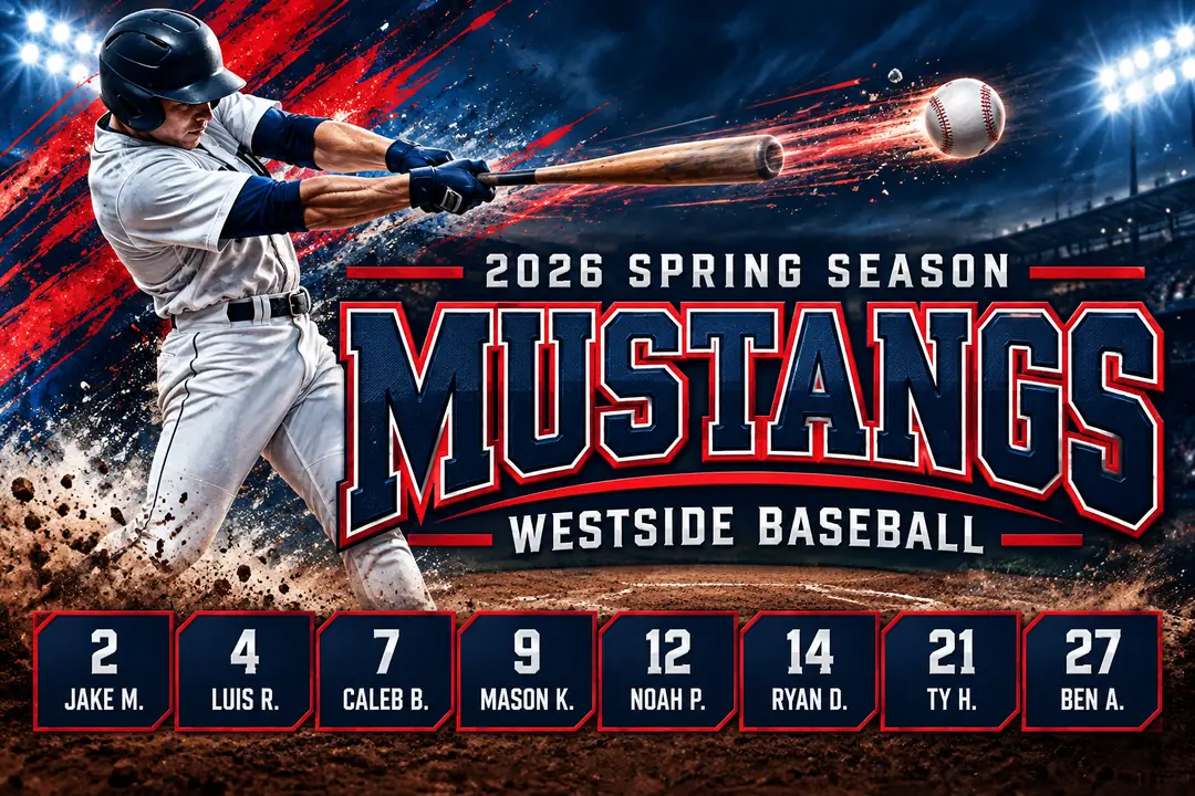An example Premium baseball team banner design we made